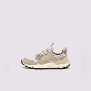Flower Mountain YAMANO 3 UNI
Suede and technical fabric sneakers - Beige-White
